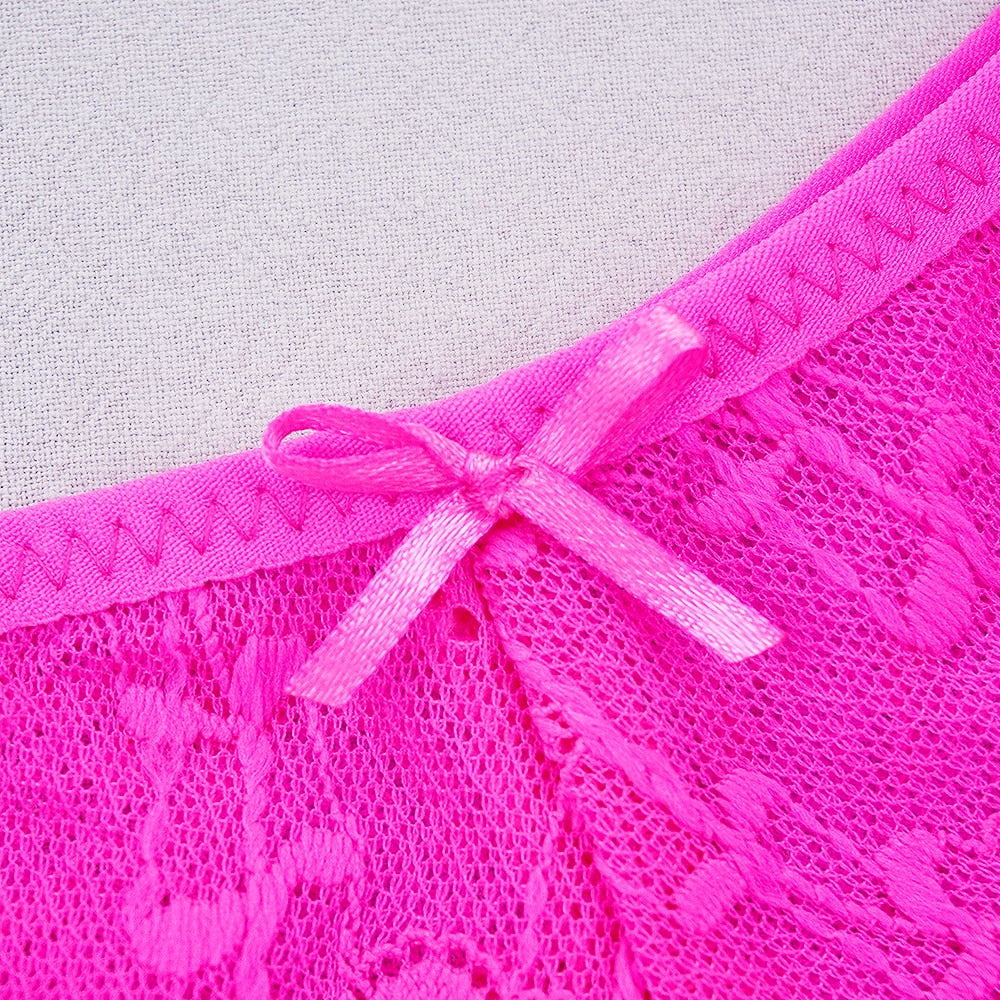 3pcs Women Sexy Full Lace Panties
