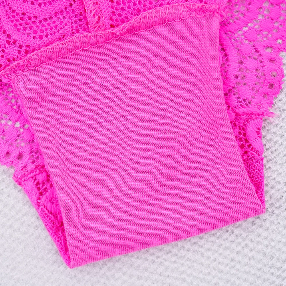 3pcs Women Sexy Full Lace Panties