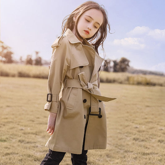 Trench Jacket Coat for Girls