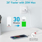 iPad Charger, Anker 2-Pack 20W Dual Port USB Fast Wall Charger, USB C Charger Block for iPad Pro 12.9", iPad Pro 11", iPad Air 5/4, iPad 10, iPad Mini 6, and More (2-Pack 5 ft USB-C Cable Included)