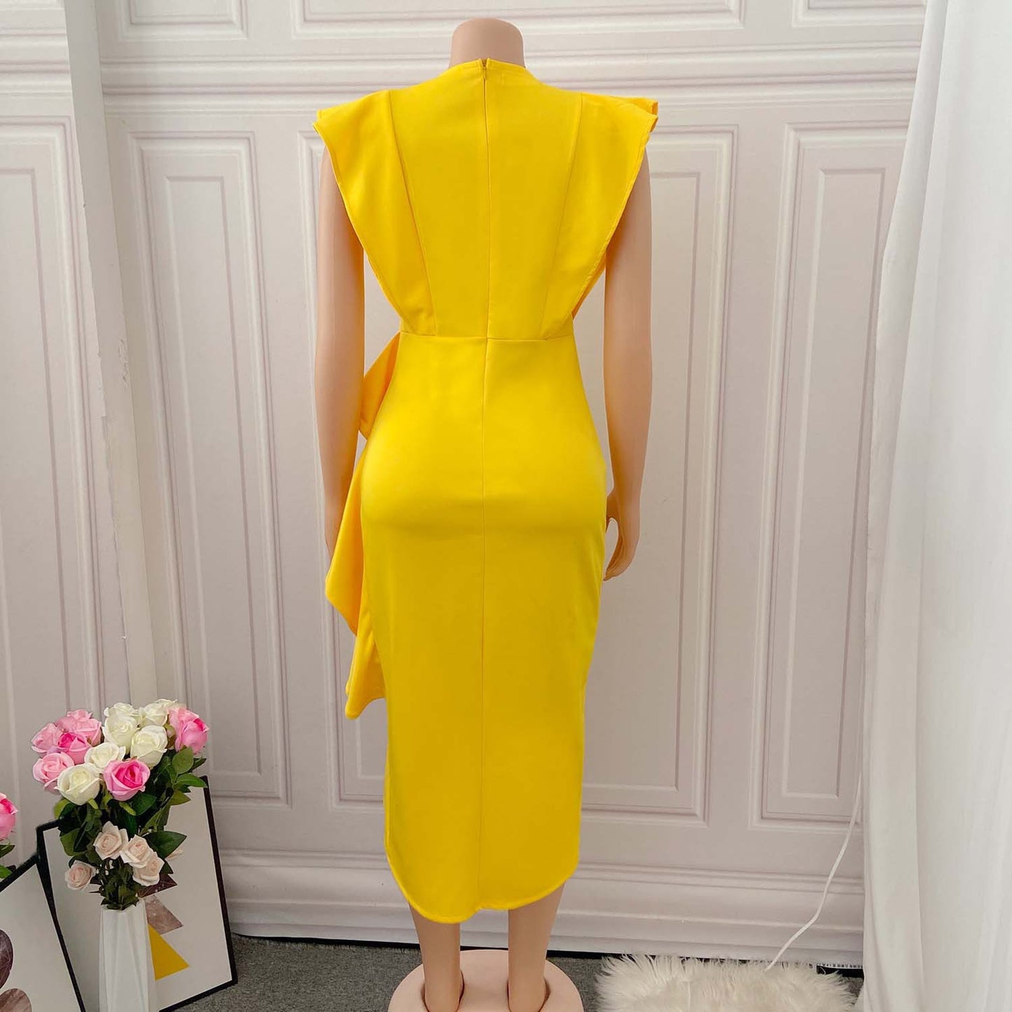 Elegant Asymmetric Dress Women For Wedding