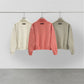 Fw23 Essentials High Neck Sweatshirt Coral Orange New Coral 3d Print Letter Hip Hip