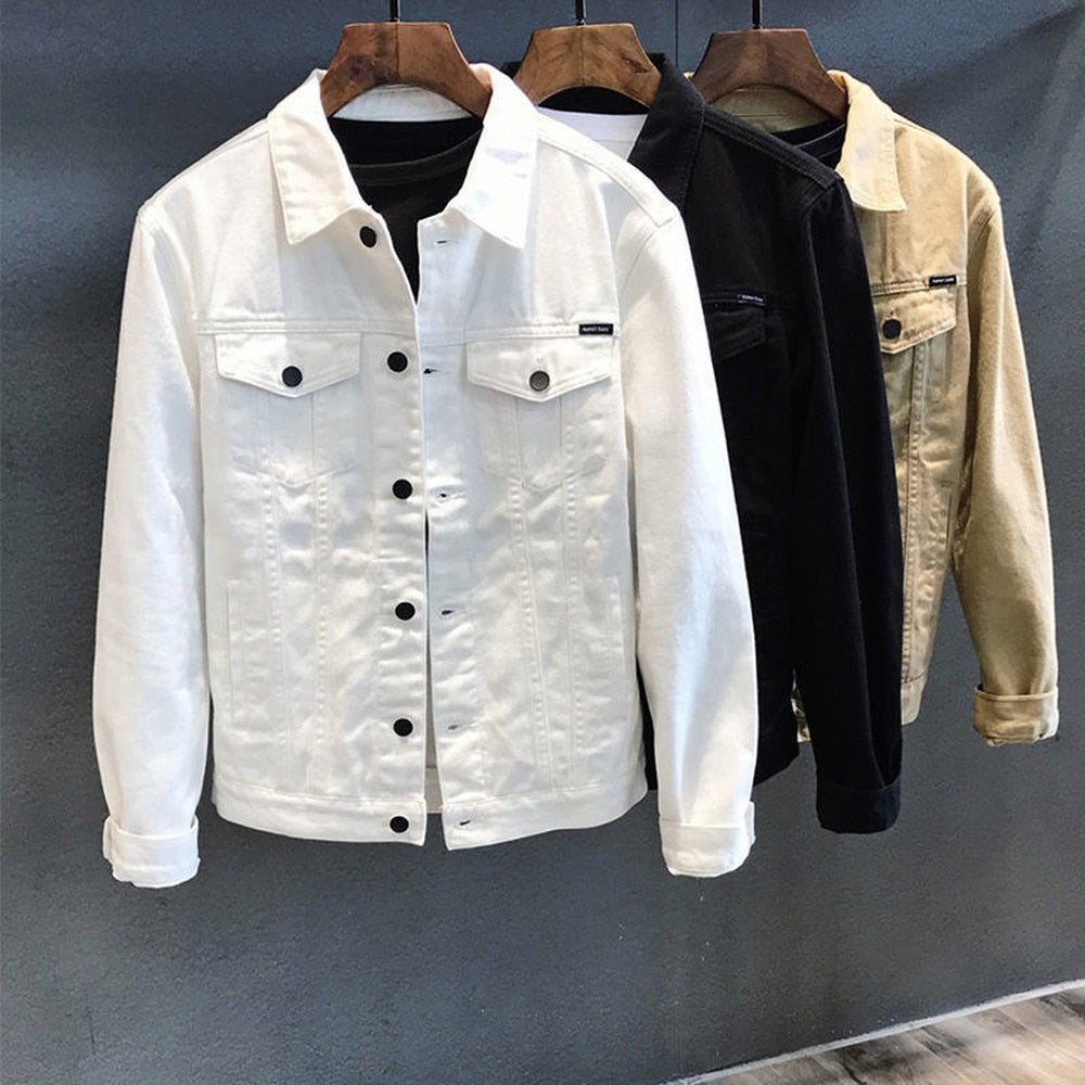 Turn Down Collar Velo Jacket