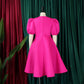 Elegant Dresses for Women 2023 Wedding Full Sleeve High Waisted A Line Turneck Mid Calf Luxury Evening Night Party Vestidos Hot| |
