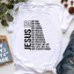 Jesus Graphic Print T-Shirt