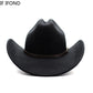 Vintage Western Cowboy Hat Leather Trim