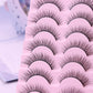 Natural False Eyelashes 5 Pairs Dramatic 3D Mink Lashes