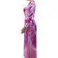 Spring Elegant Pleated Maxi Summer SunDress