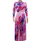Spring Elegant Pleated Maxi Summer SunDress