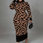 Plus Size Bodycon Long Dress for Women