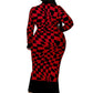 Plus Size Bodycon Long Dress for Women