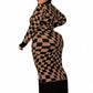 Plus Size Bodycon Long Dress for Women