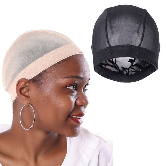 Hair Net Breathable Wig Cap Mesh With Wig Grip