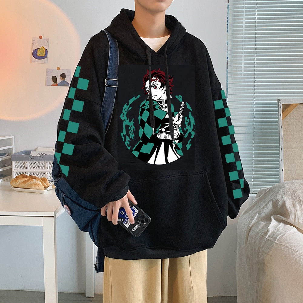Kimetsu No Yaiba Anime Sweatshirt Hoodies for Women