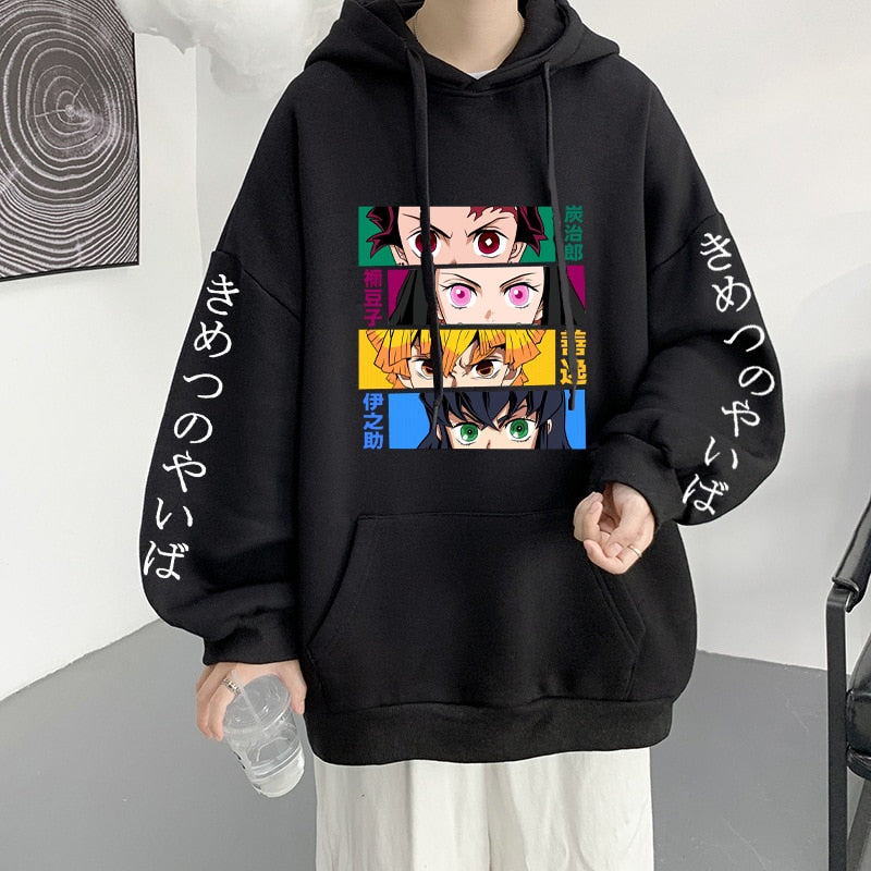 Kimetsu No Yaiba Anime Sweatshirt Hoodies for Women