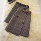 Woolen short skirt autumn for Women