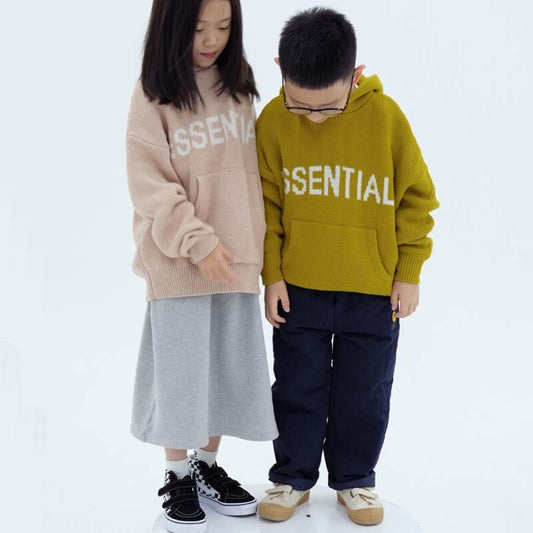Knitted Essentials Sweater for Kids