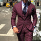 Wedding Tuxedo Slim Fit 3 Piece(jacket +vest +pants）
