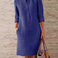 Cotton Linen Dress for Women
