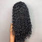 Curly Headband Synthetic Wig Natural Black Long hair for Women