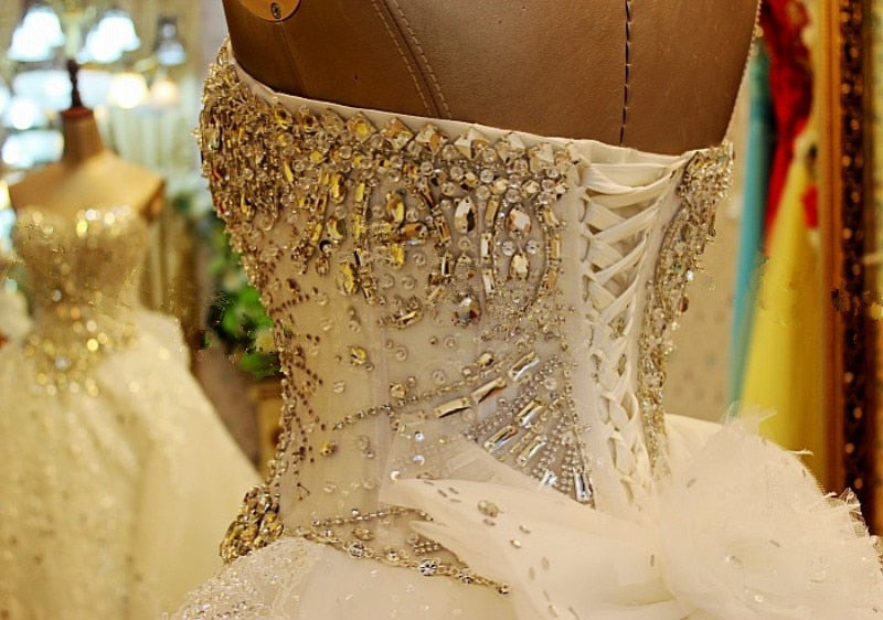 Luxury Crystal Wedding Dress