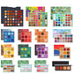 Eyeshadow Palette 9/34/42 Colors Powder Matte Shimmer Pigmented Metallic Make Up