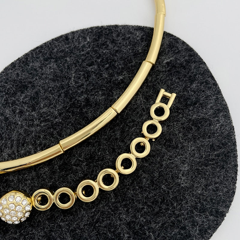 Dubai Gold Color Jewelry Set for Women