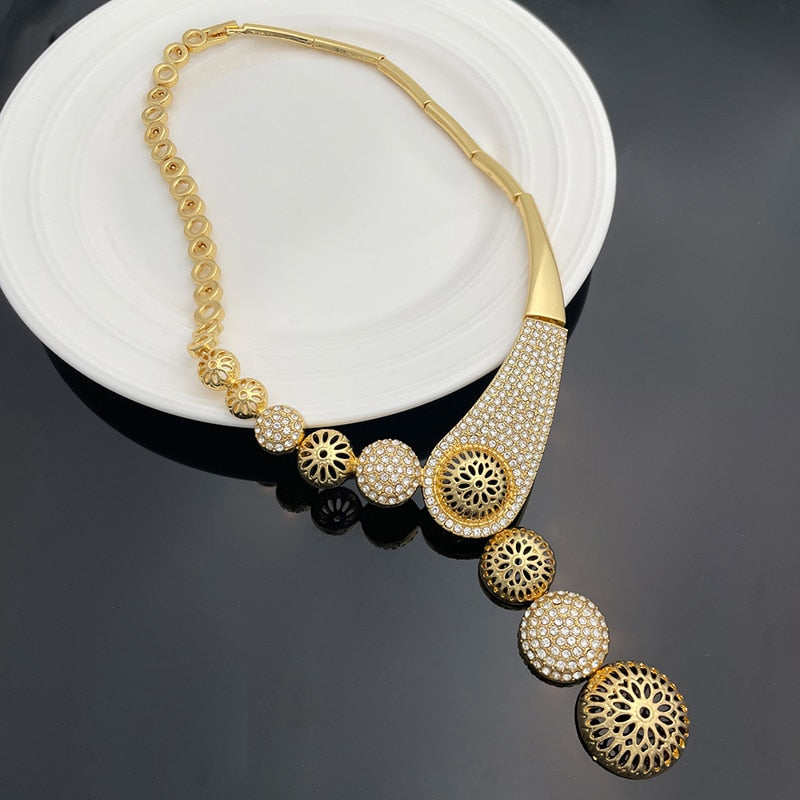 Dubai Gold Color Jewelry Set for Women