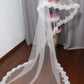 Elegant 2 Tiers Cover Face Wedding Veil