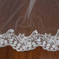 Elegant 2 Tiers Cover Face Wedding Veil