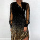 Spring Summer Buttons Mesh Dress