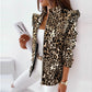 Elegant Long Sleeve Ruffle Plaid Print Zipper Top Jacket Coat