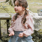 Cotton Lantern Sleeve Blouse Top for Girls