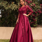 O Neck Lace Prom Dress/ Bridesmaid Dress