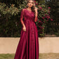O Neck Lace Prom Dress/ Bridesmaid Dress