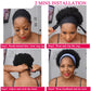Curly Headband Brazilian Human Hair Wig