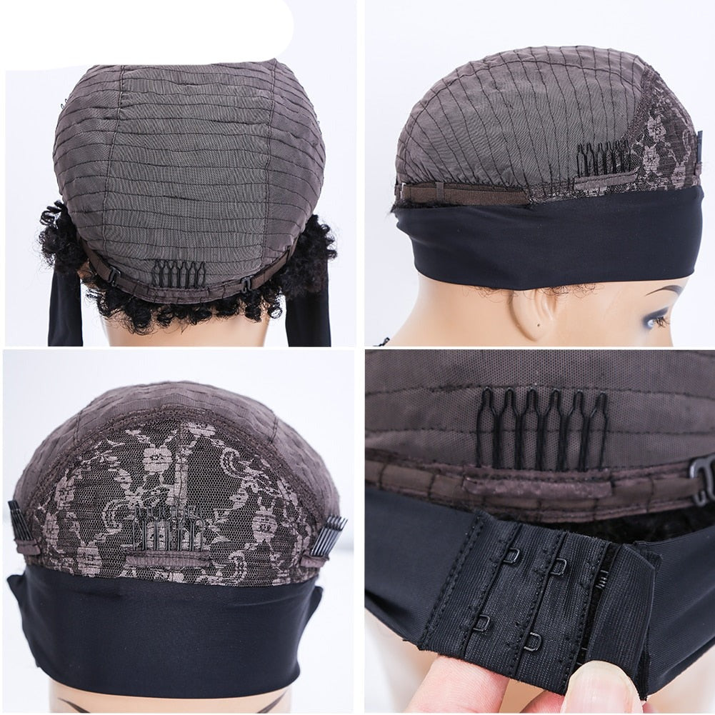 Curly Headband Brazilian Human Hair Wig