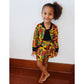 African Jacket + Skirt for Girls 2 Piece Set