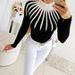 Knitting Turtleneck Long Sleeve Sexy Top
