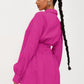 Spring Summer Cotton Linen Shirt Dress