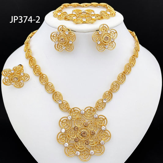 Fashion Jewelry Sets Gold Color