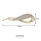 Metal Pearl Gold Hair Clip Diamond