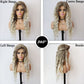 Waving Hair Long Curly Synthetic Wig