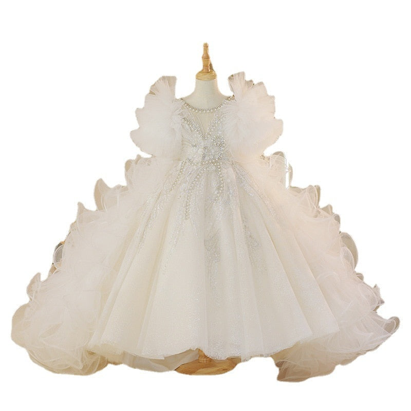Fluffy Dress Flower Girl Wedding Dress