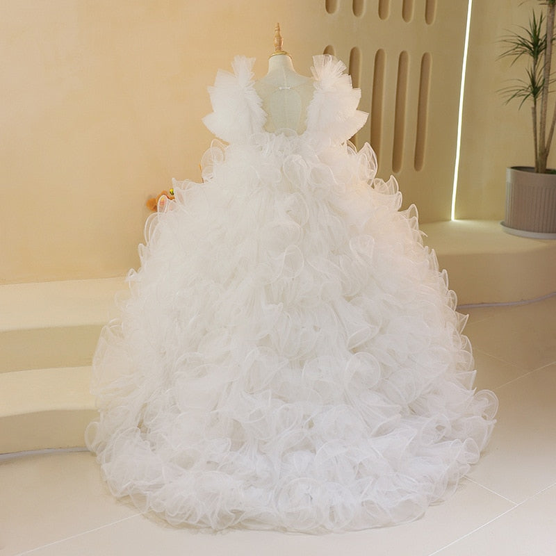 Fluffy Dress Flower Girl Wedding Dress