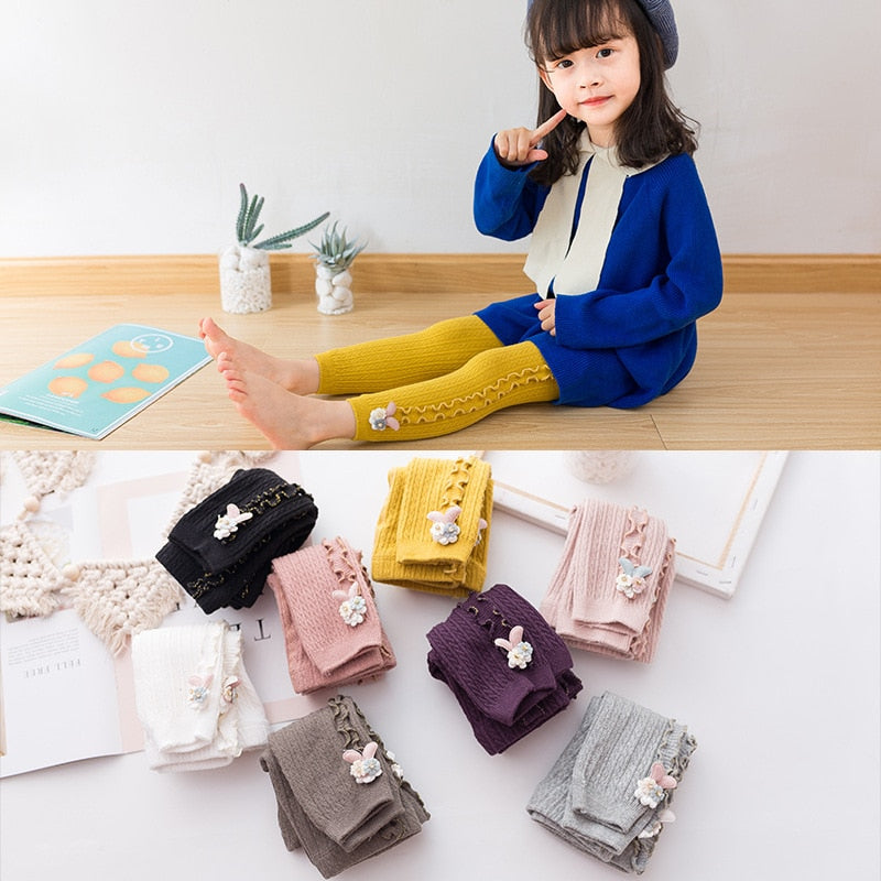 Thick Cotton Leggings Pants for Girls