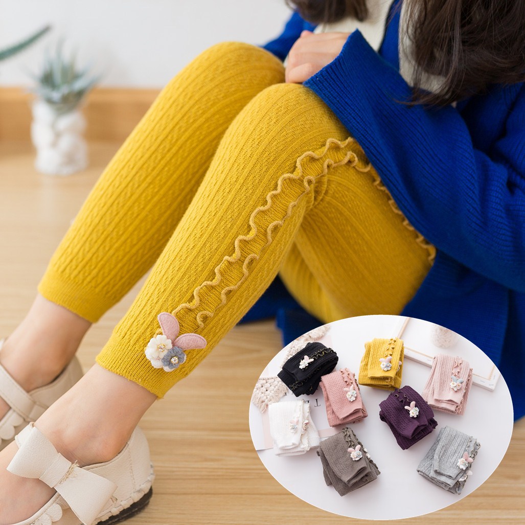 Thick Cotton Leggings Pants for Girls