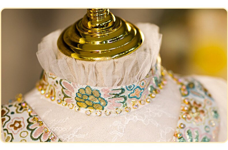 Spanish Floral Flower Girl Dress