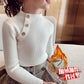 Turtleneck Knitted Sweater Top for Girls