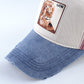 Unisex Animal Lion Embroidered Baseball Cap  Outdoor Sports/Travel Cotton Adjustable Sunhat All-match Couple Hats Hip-Hop Gorras